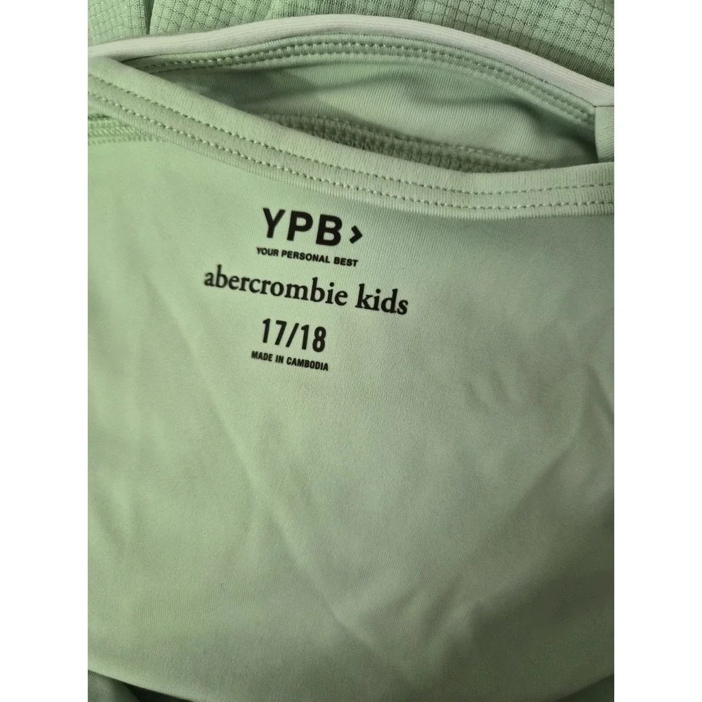 Abercrombie Kids YPB Active Dress 17/18 Mint Green Built In Shorts Athletic